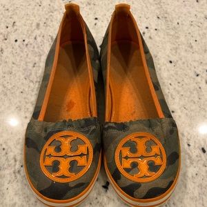 Tory Burch Limited Edition Camo Flats Sneakers
